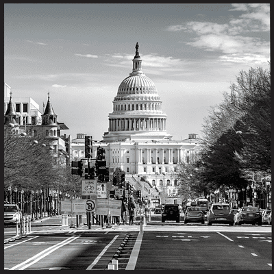 Photo of U.S. Capitol building in DC